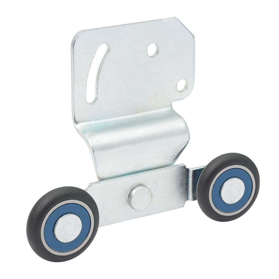 Juego de carretilla doble riel para clóset, galvanizada Lock CCLOD