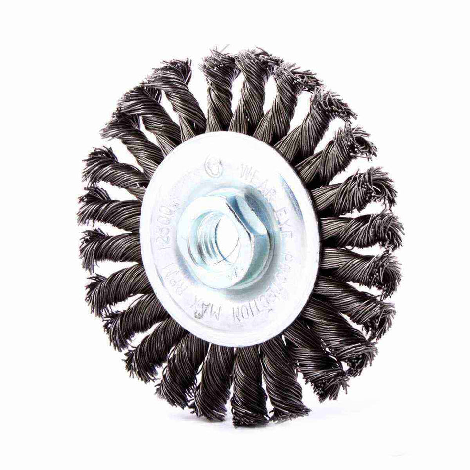 CEPILLO CIRCULAR TRENZADO 4" X 5/8-11 CA