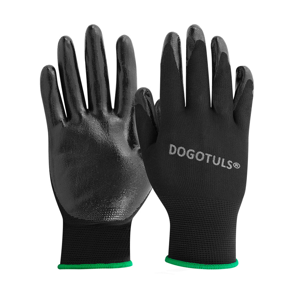 GUANTE NYLON PALMA NITRILO NEGRO MED DOGOTULS HW3021