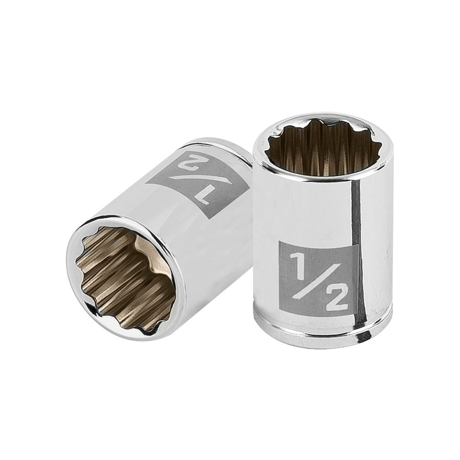 Dado de 1/2', 12 puntas, cuadro 1/4', Tr