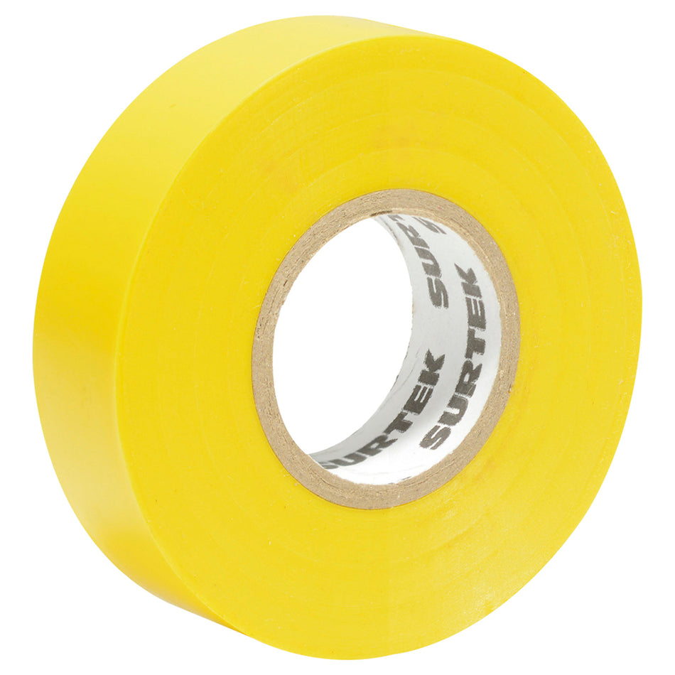 Cinta amarilla para aislar 19 mm x 9 m Surtek 138007