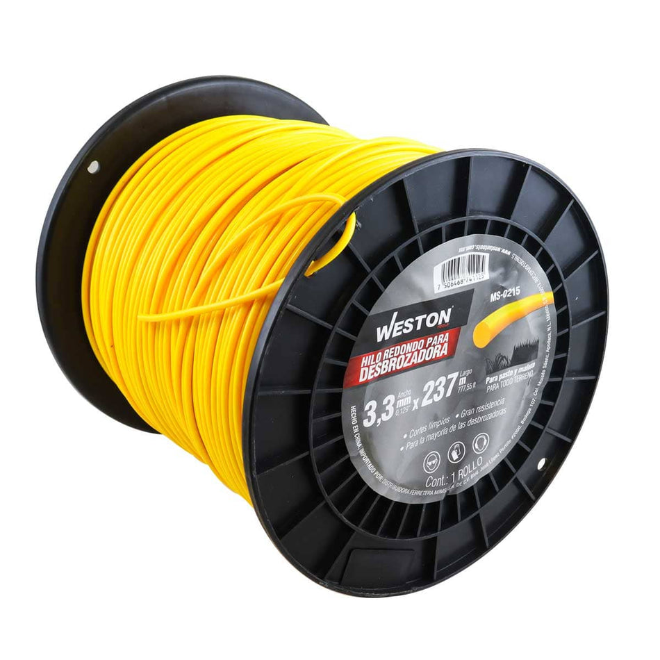 HILO REDONDO P/DESBROZADORA EN CARRETE 3
