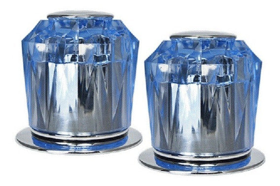 JUEGO DE MANERALES ACRILICO AZUL