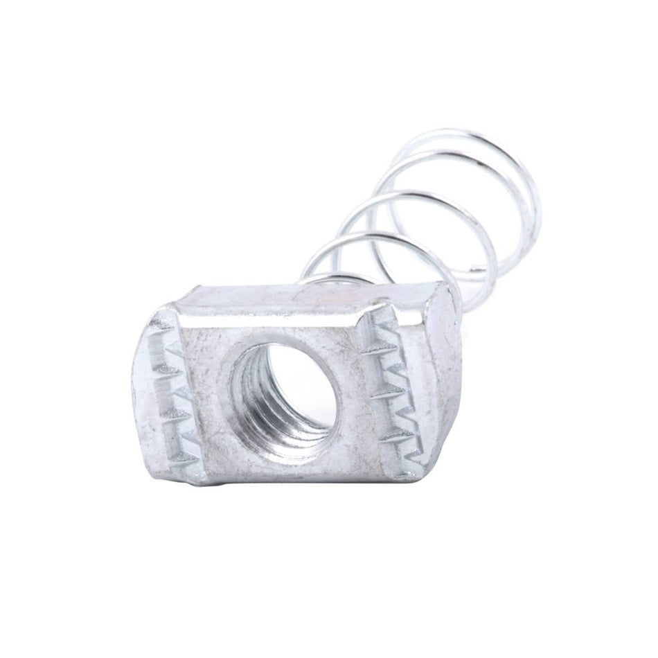 TUERCA C/RESORTE P/CANALETA GALV. 1/4"-2