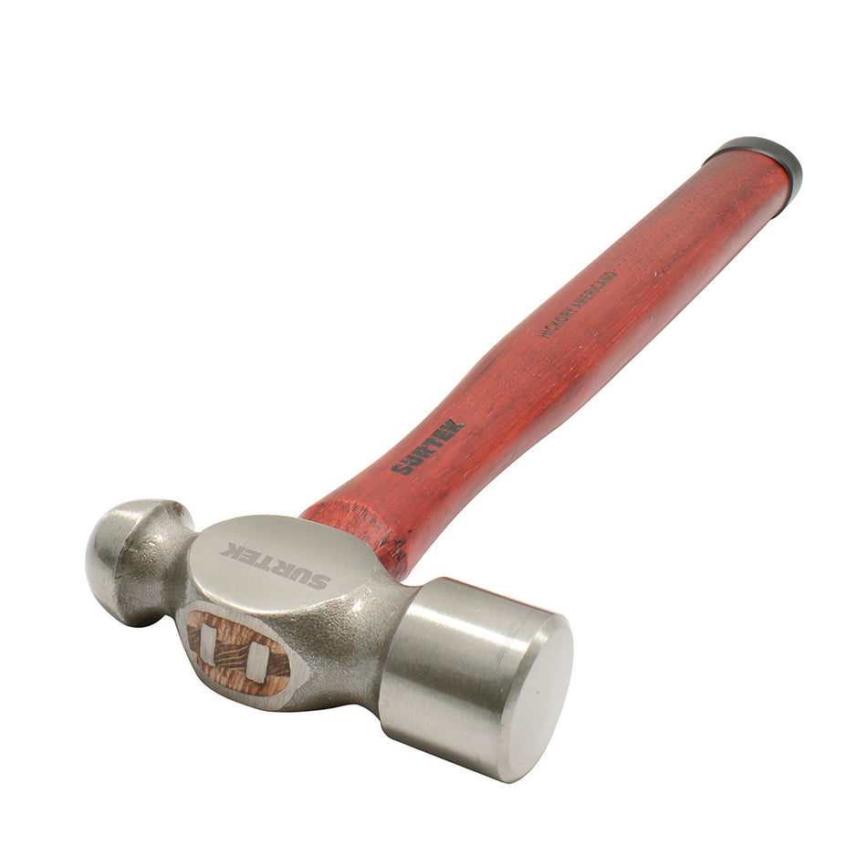 Martillo de bola pulido con mango de madera de 18", 40 oz Surtek 40SP