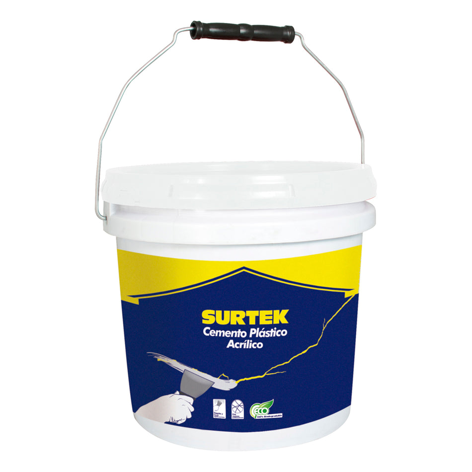Cubeta de sellador de cemento plástico 4 Lt Surtek SCP4