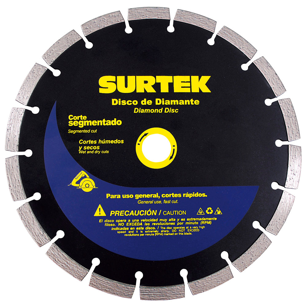 Disco de diamante segmentado, 7