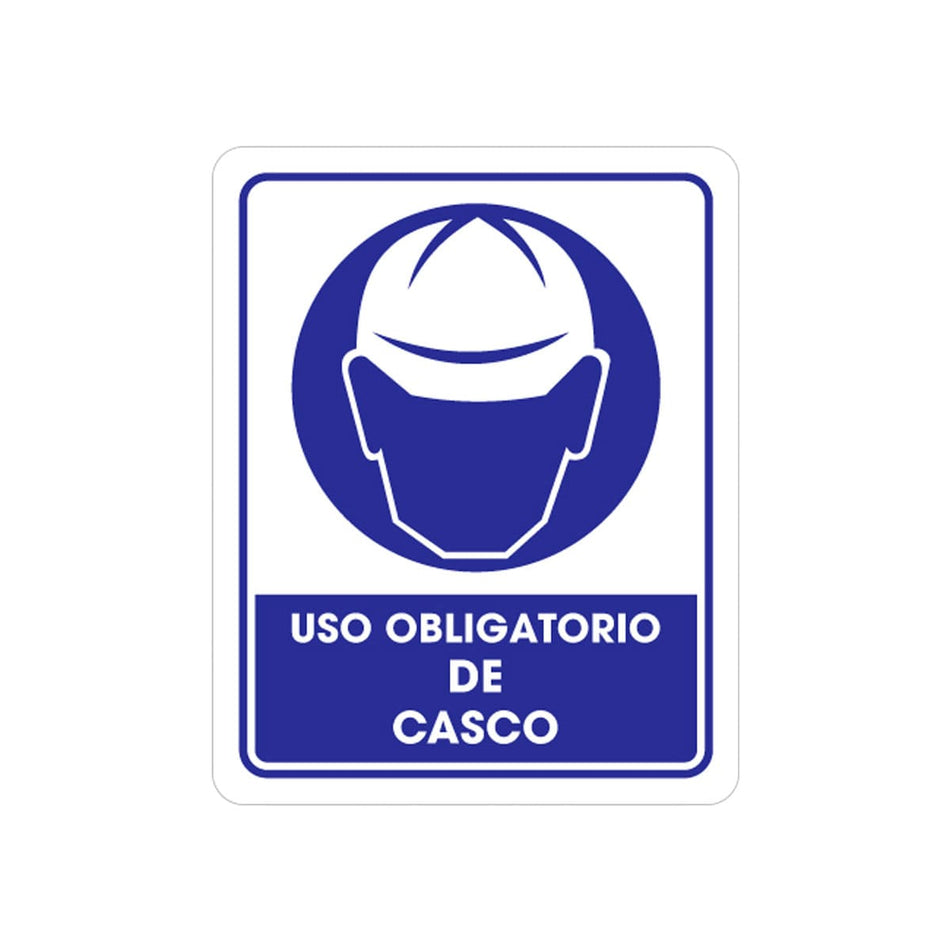 SEÑALAMIENTO USO CASCO 25 X 35CM, WESTON