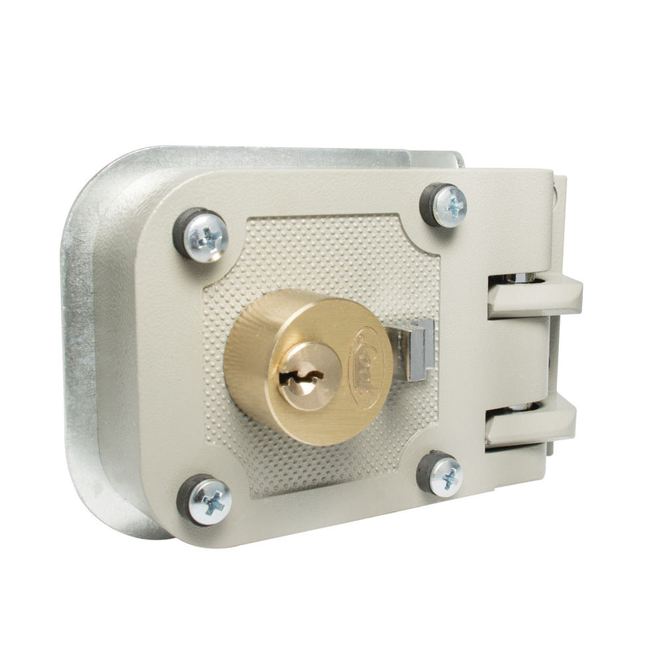 Cerradura de sobreponer función doble cilindro, izquierda, llave estándar, en caja Lock L530IGS