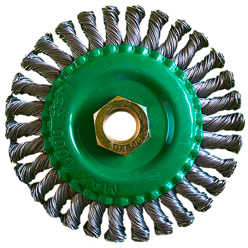 Cepillo cónico trenzado de 115 x 0.50 x