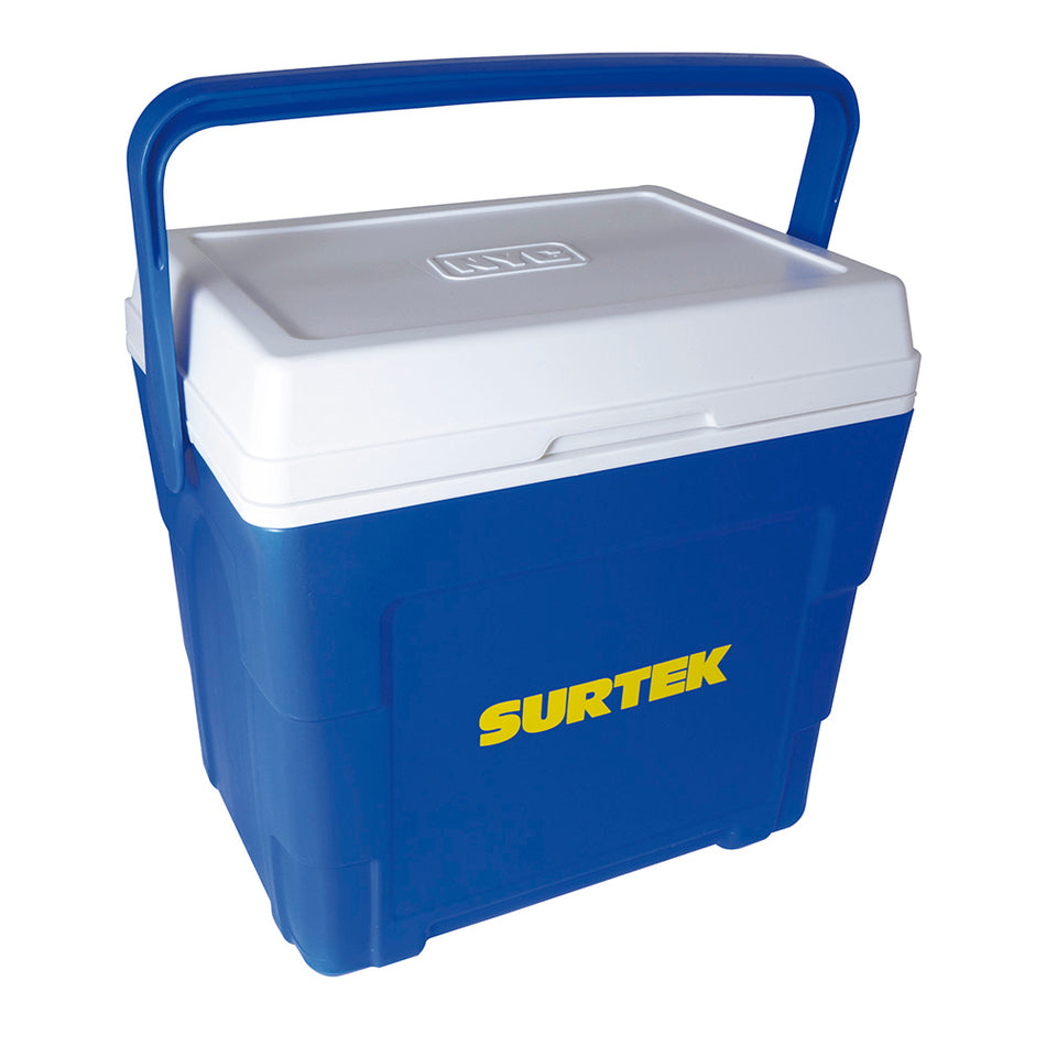 Hielera azul de 16 Lt, 38.9 x 29 x 27.5 cm Surtek HIEL20