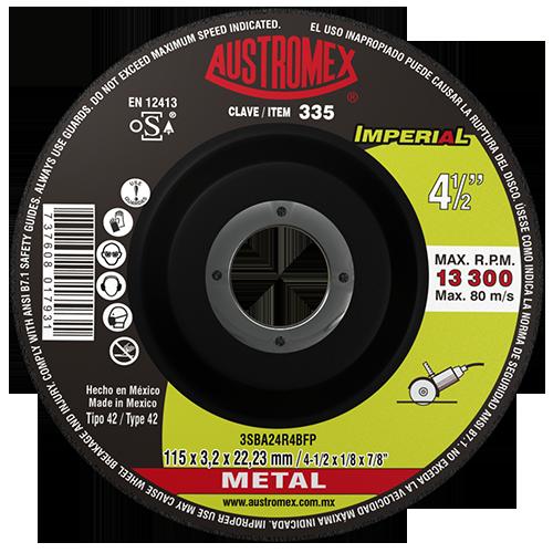Disco abrasivo para corte de metal de 11