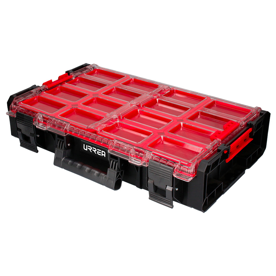 Caja organizadora plástica modular 23" x 15" x 5" Urrea CPOR23