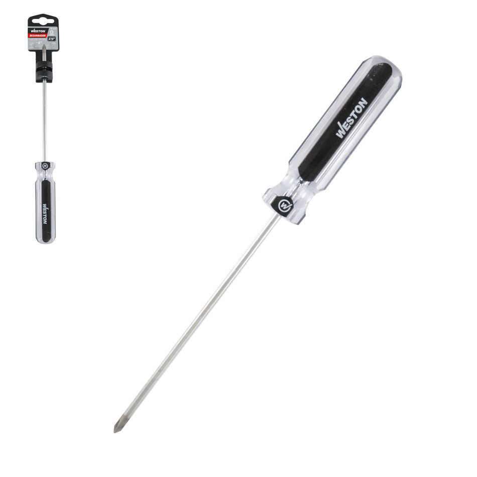 DESARMADOR PHILLIPS 3/16 X 6" MANGO PVC