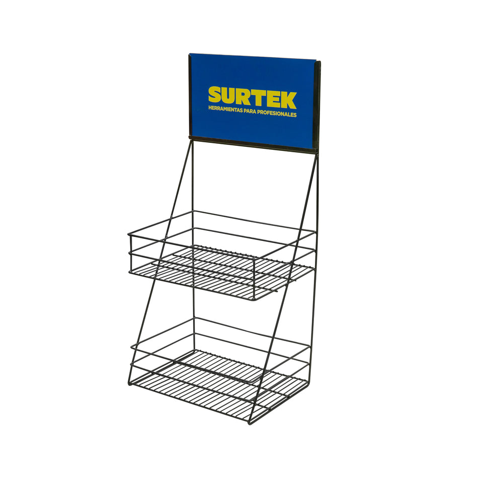 Rack despachador de mostrador para artículos 78 x 35 x 25 cm Surtek RPA1