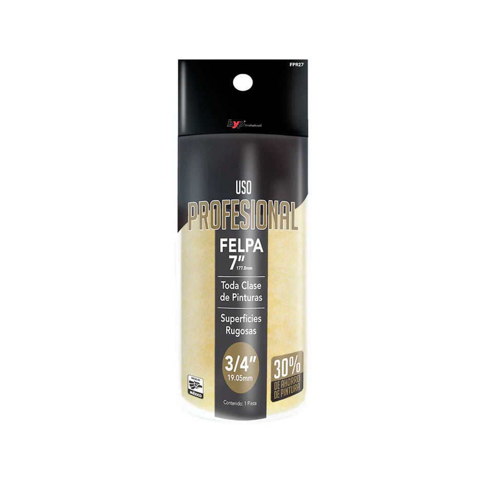 FELPA   7" ALTA DENSIDAD 3/4", BYP