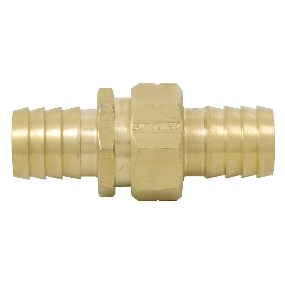 Conector para manguera de riego de latón, 3/4" macho-hembra Surtek 130374