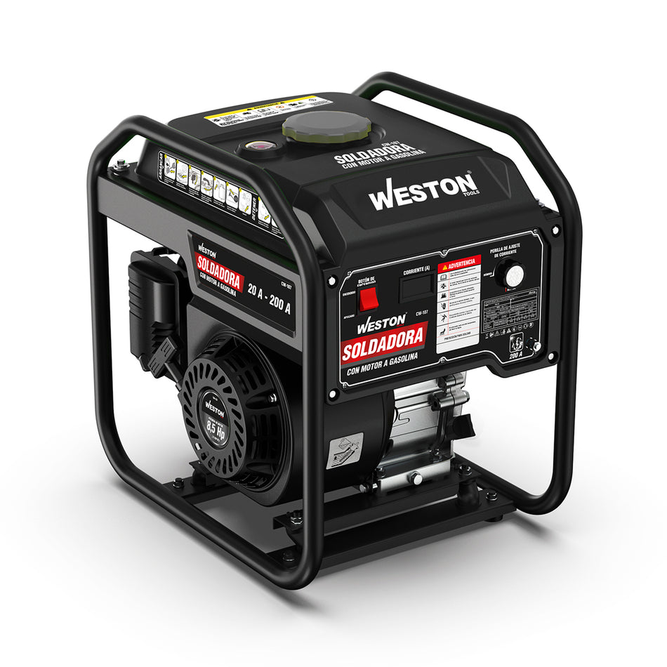 SOLDADORA C/MOTOR A GASOLINA 130A, WESTO