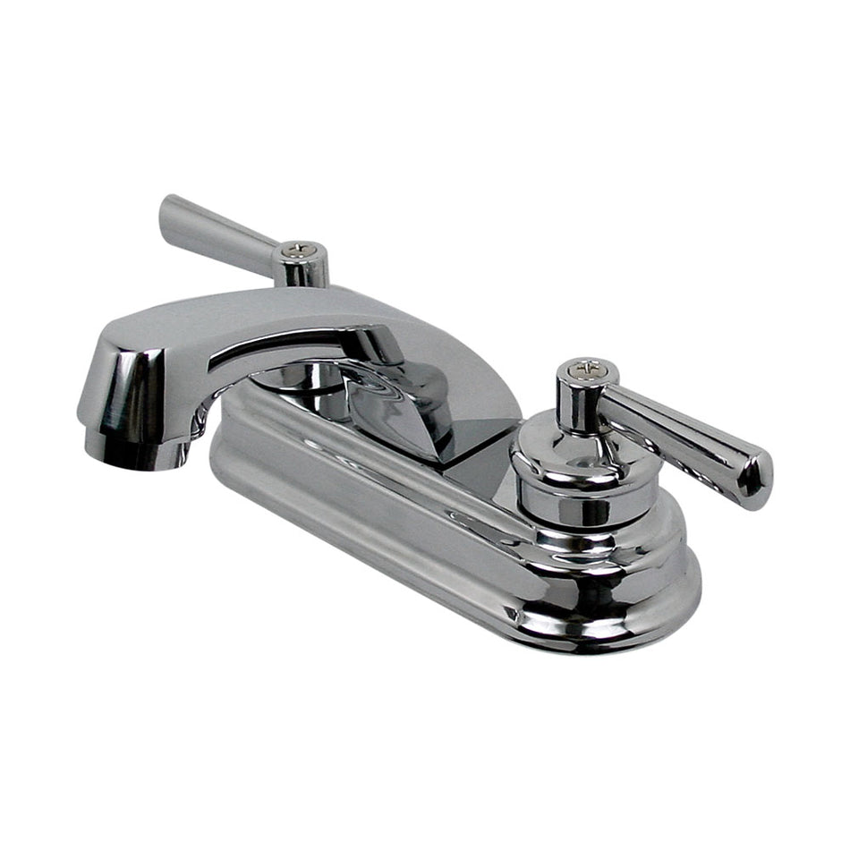 MEZC.LAVABO 4" M/PALANCA AC.CROMO, RUGO