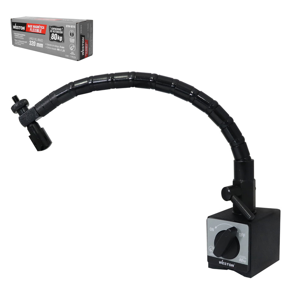 BASE MAGNETICA FLEXIBLE CAP. RETENCION 8