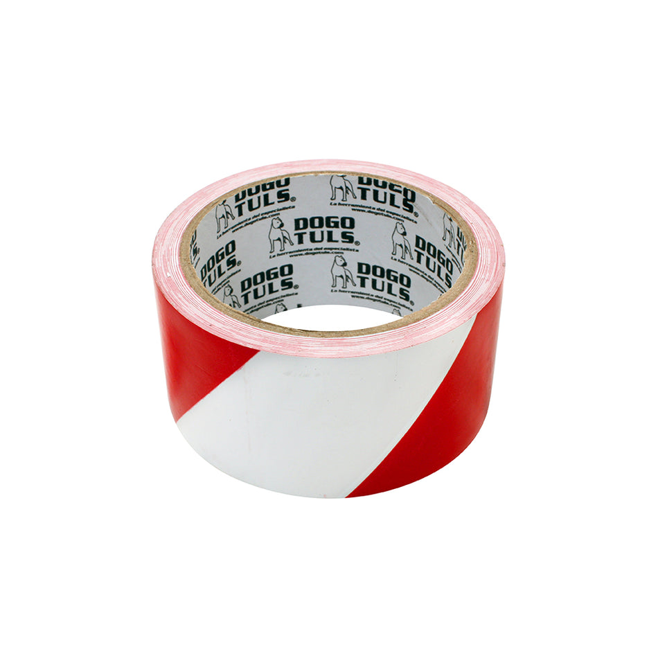 CINTA SEÑALIZACION ROJA -BLANCA 2"X18M DOGOTULS NC3011