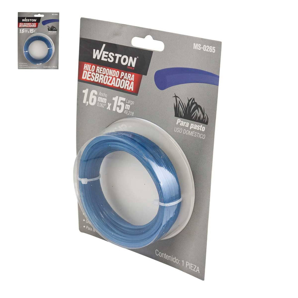 HILO REDONDO P/DESBROZADORA EN BLISTER 1