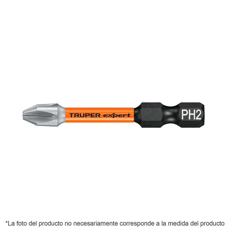 Estuche con 15 puntas de cruz PH2 de imp