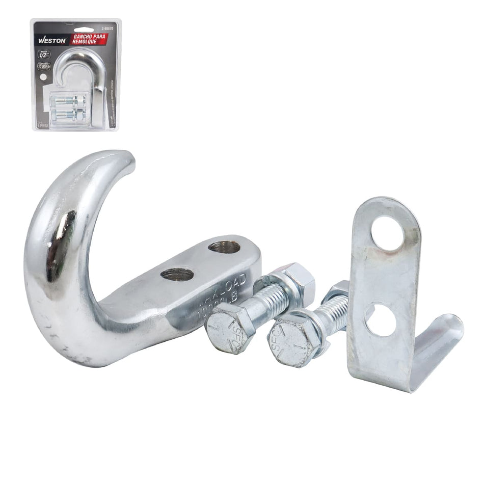 GANCHO P/REMOLQUE MEDIDA 1/2" CAP. 10000