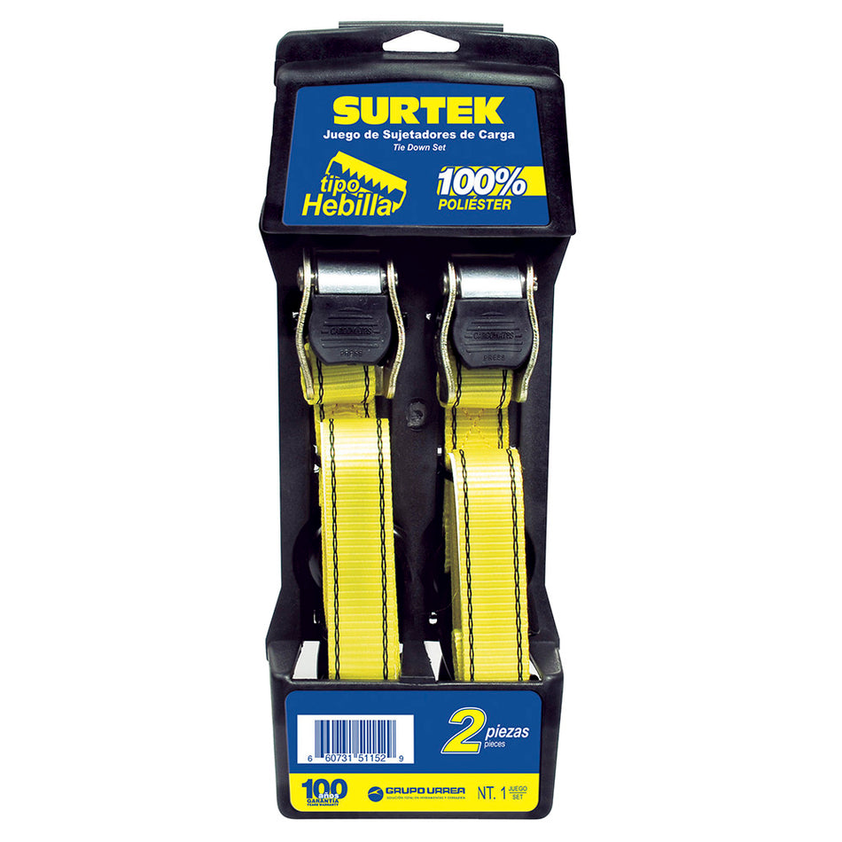 Juego de sujetadores tipo hebilla, 2 piezas Surtek 151153