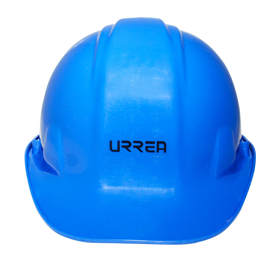 Casco de seguridad con ajuste de intervalos de 4 puntos, color azul Urrea USH02B