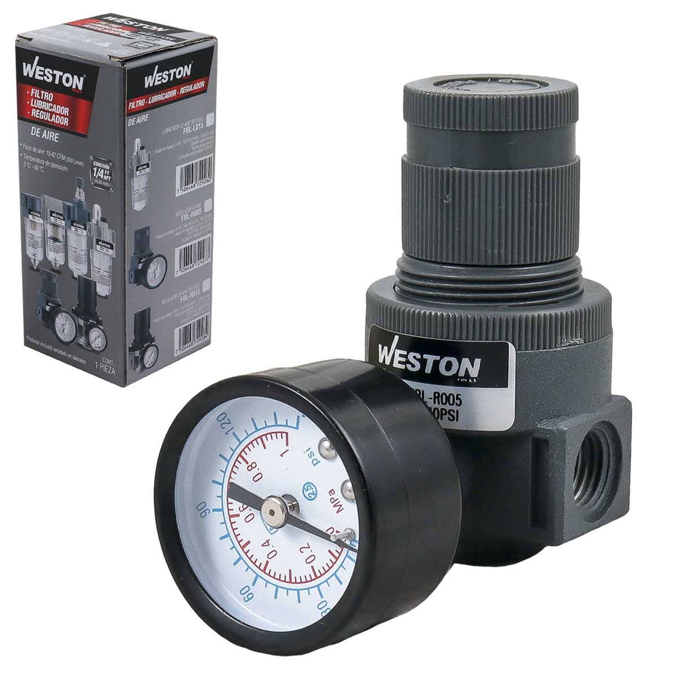 REGULADOR DE AIRE 1/4" NPT, WESTON