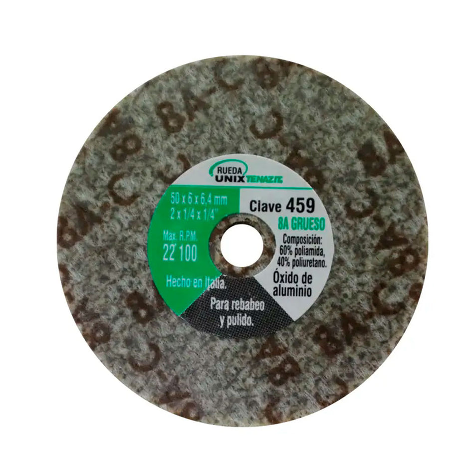 Disco unix de óxido de aluminio grano me