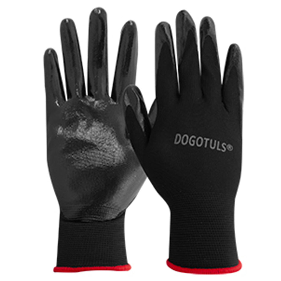 GUANTE NYLON PALMA NITRILO NEGRO GDE DOGOTULS HW3001