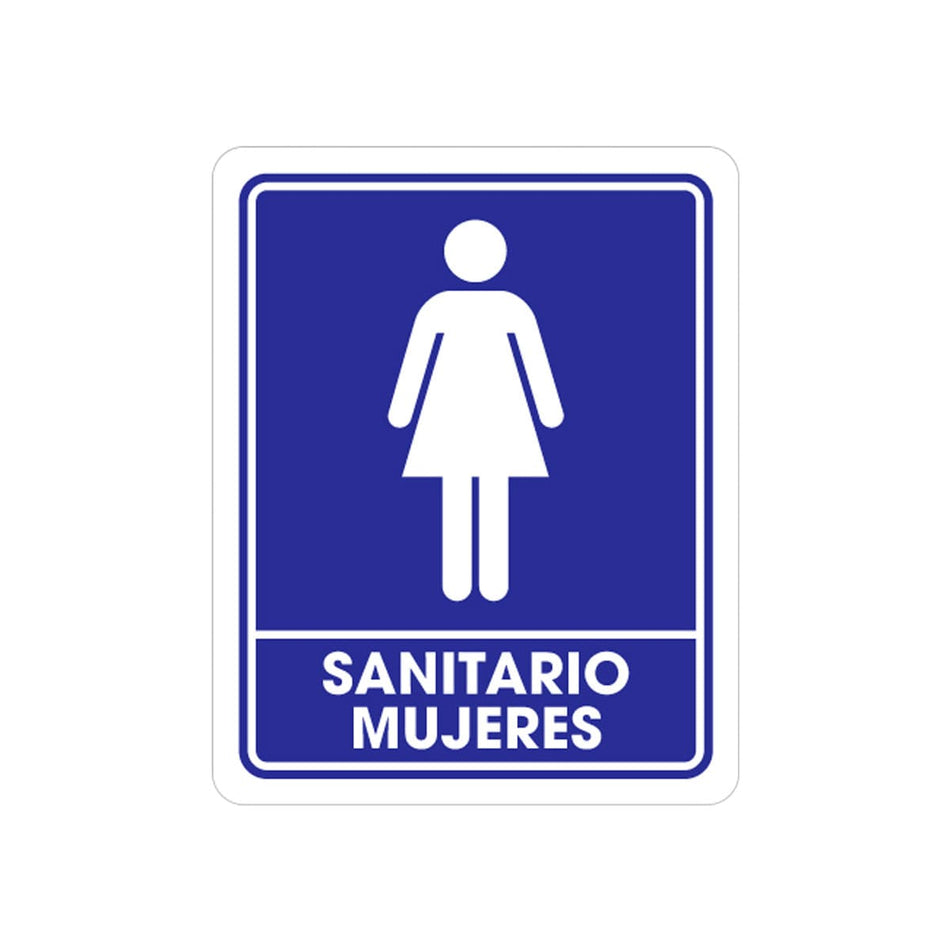 SEÑALAMIENTO SANITARIO MUJERES 25 X 35CM