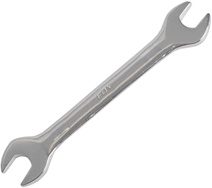 Llave española pulido espejo en pulgadas, 3/8" x 7/16" Foy ES1214