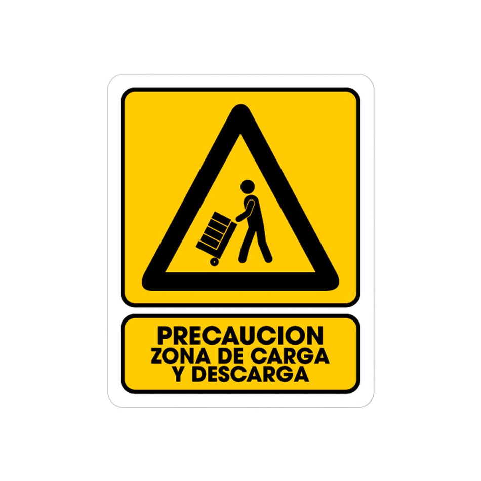 SEÑALAMIENTO ZONA CARGA/DESCARGA 25 X 35