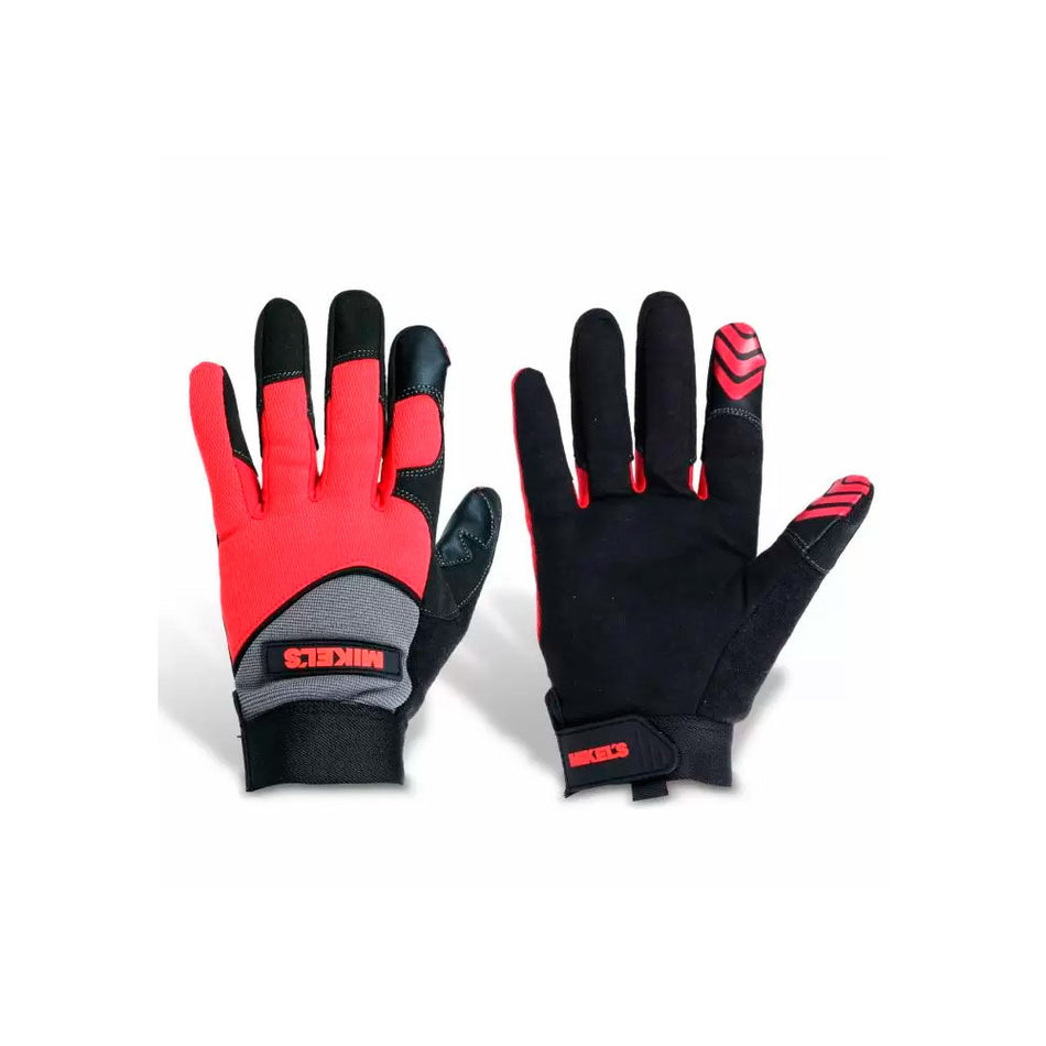 Guantes para trabajo para mecánico piel MIKELS GM-2G