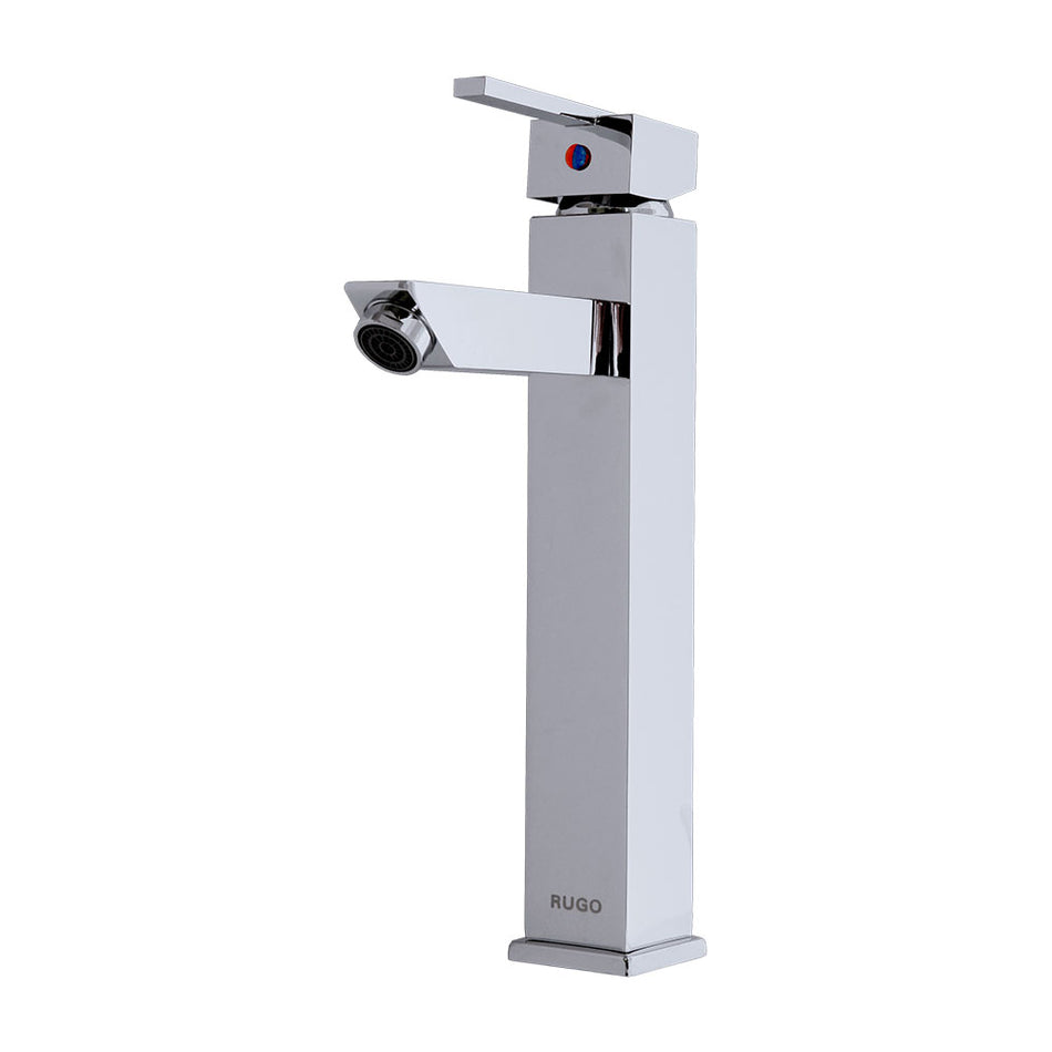 MEZC.MONOMANDO P/LAVABO CUADRADA ALTA AC