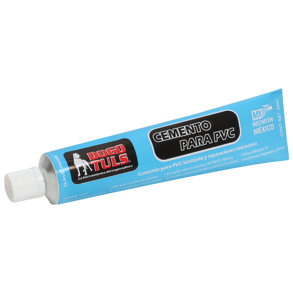CEMENTO PVC AZUL TUBO 60 mL DOGOTULS MI6005