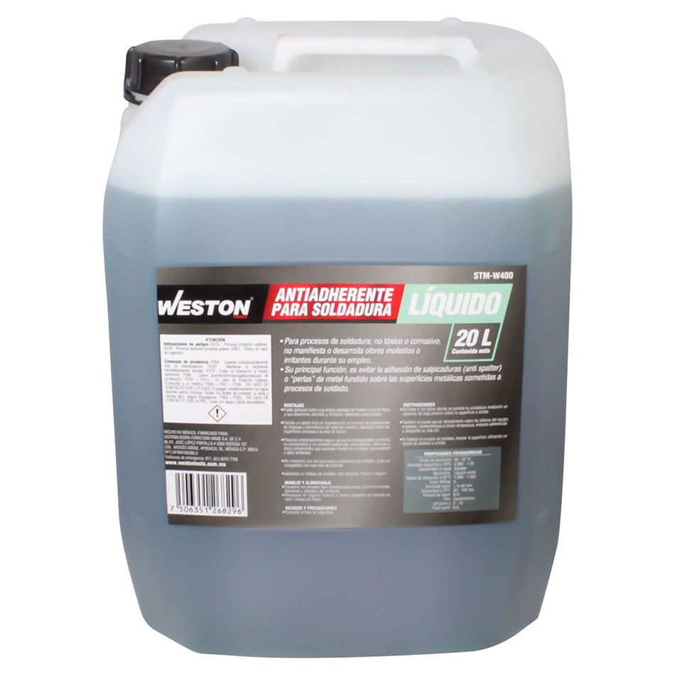ANTI SPATTER 20 LITROS LIQUIDO, WESTON
