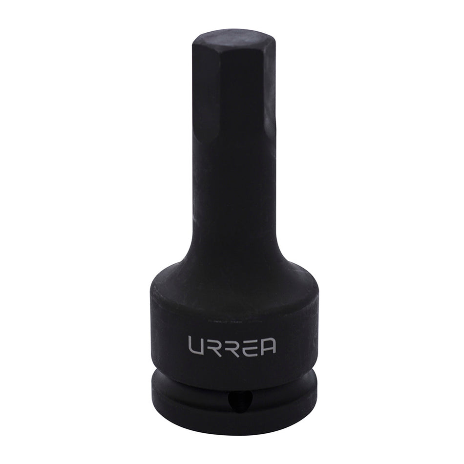 Dado de impacto con punta hexagonal cuadro de  3/4", en pulgadas, 1" Urrea 7590-1