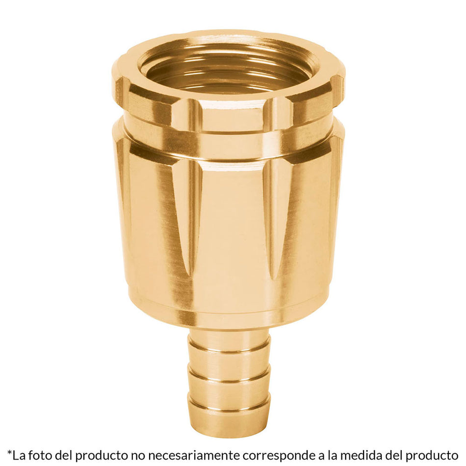 Conector 3/4' hembra robusto de aluminio