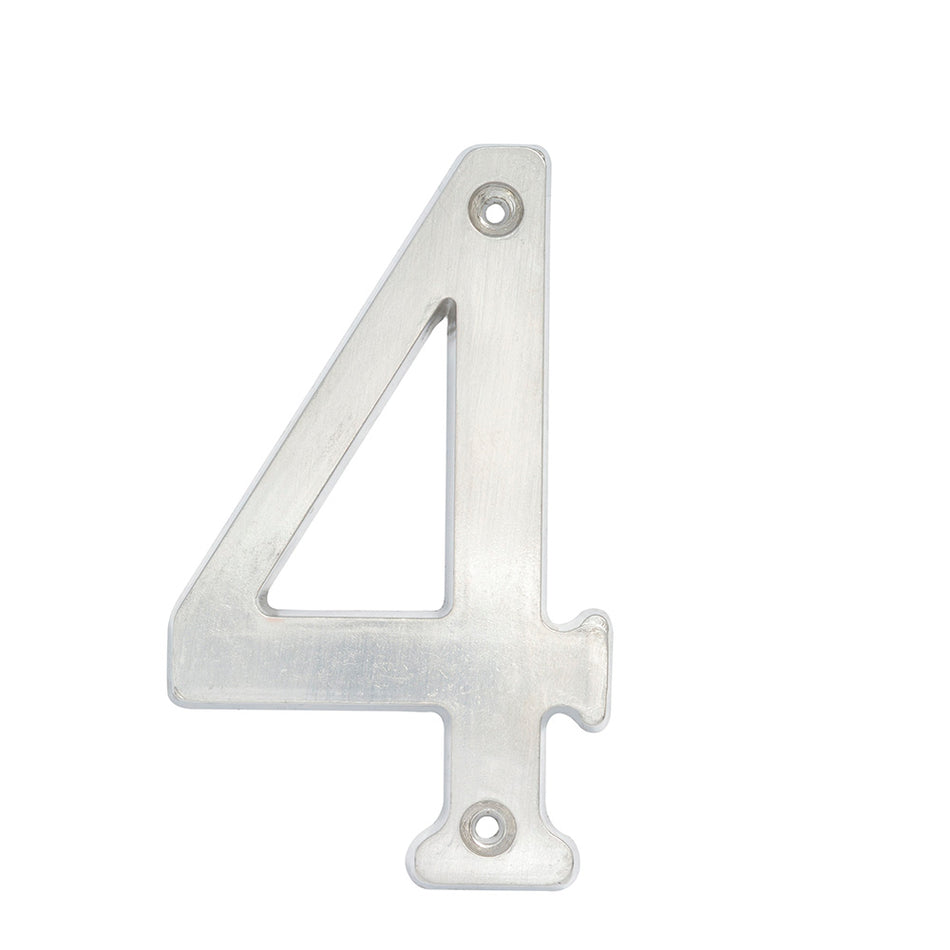 Número 4 slim 4" níquel satinado Lock L6804CS
