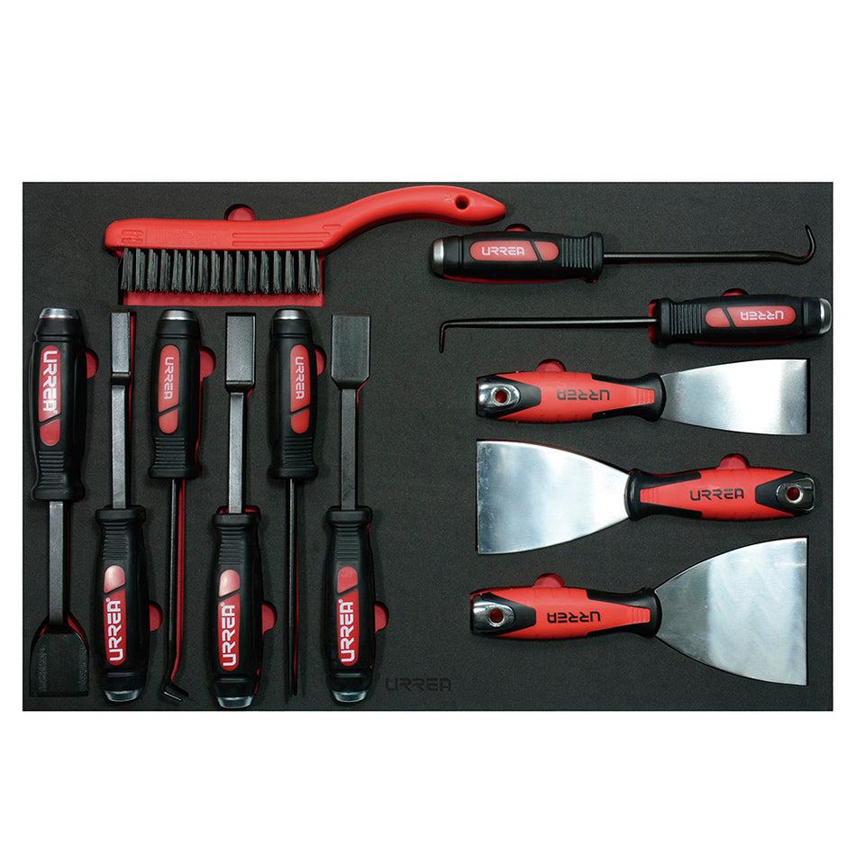 Juego de herramienta para medición 12 piezas, CH315-C Urrea CH315