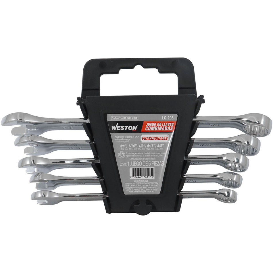 JUEGO DE LLAVES COMBINADAS CrV PULIDO ES