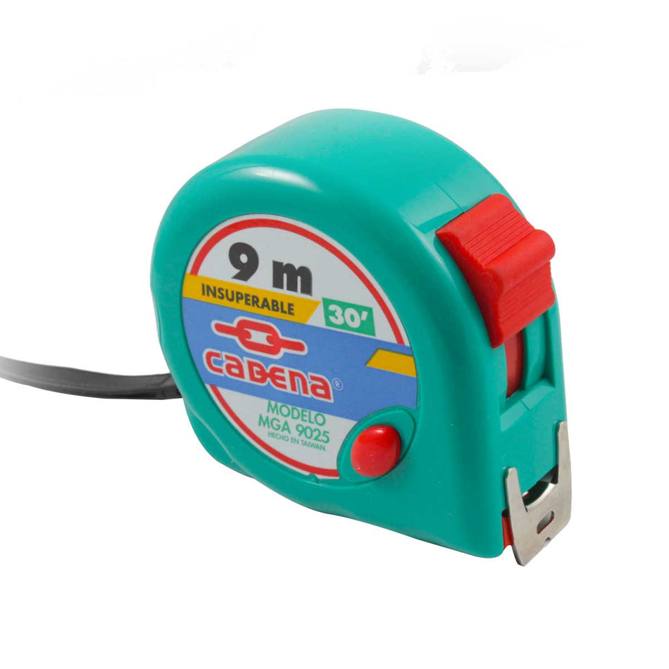 FLEXOMETRO CADENA 9.0 MTS AQUA, WESTON