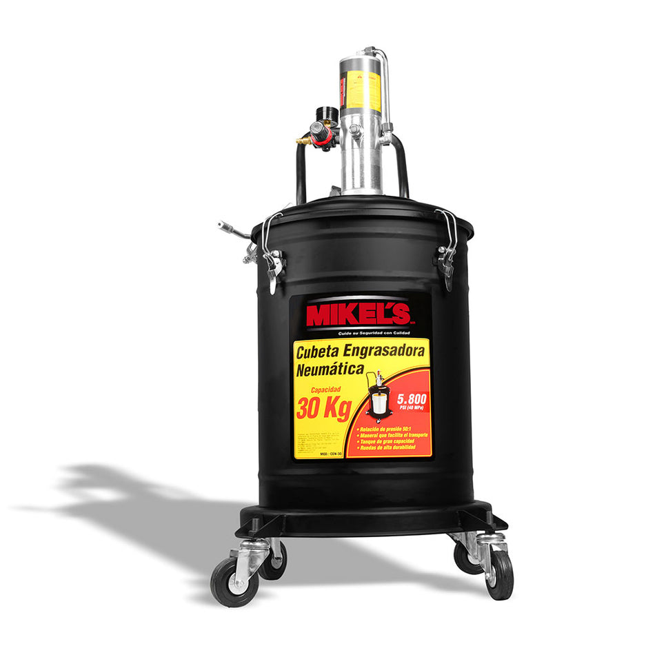Cubeta engrasadora neumática (30 kgs), M MIKELS CEN-30