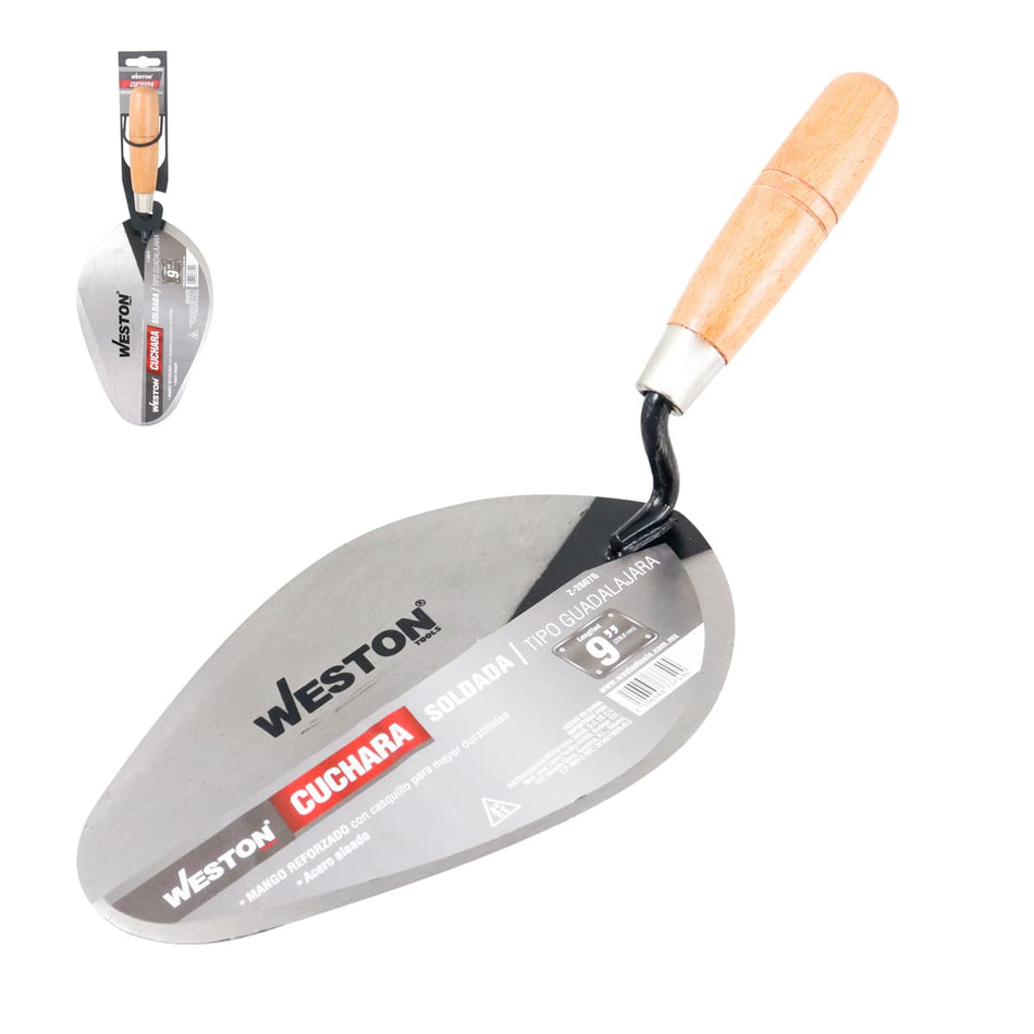 CUCHARA SOLDADA TIPO GUADALAJARA 9" MANG