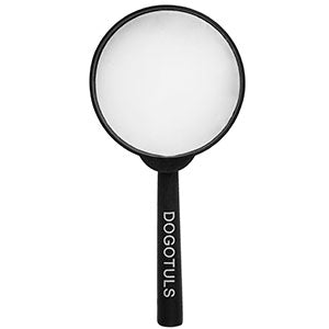 LUPA DE CRISTAL ARO PLASTICO 90mm 3X DOGOTULS JG2122