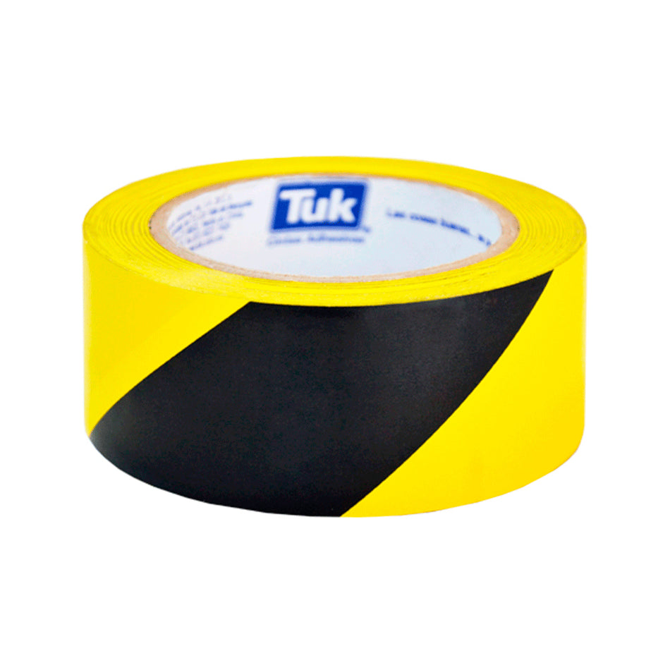 CINTA DELIMITADORA AMARILLO/NEGRO 101mm TUK 434009